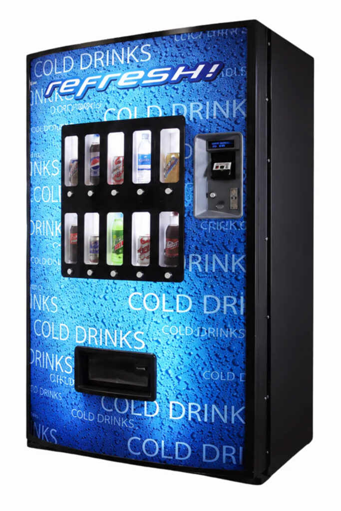 Vendo 721 Live Display Drink Machine